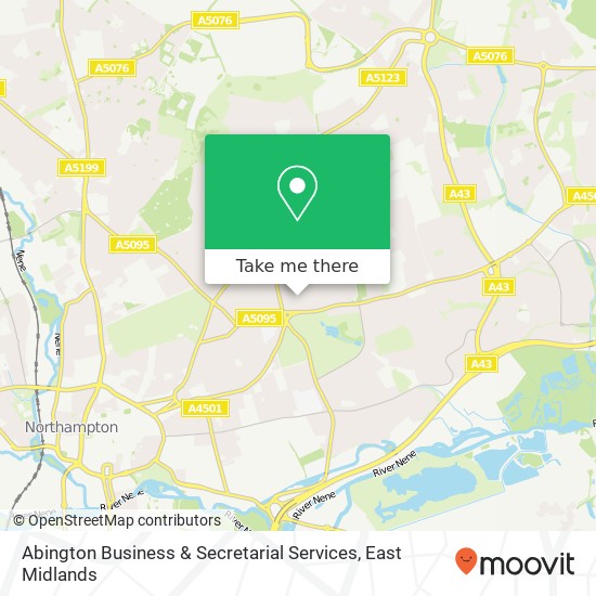 Abington Business & Secretarial Services map