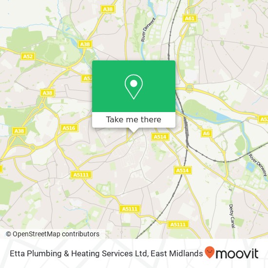 Etta Plumbing  &  Heating Services Ltd map