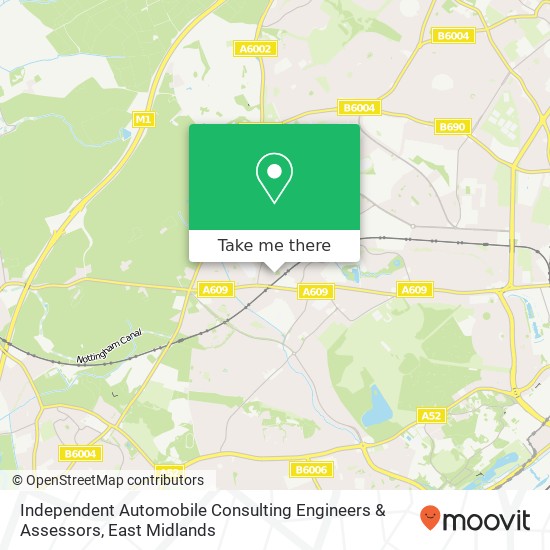 Independent Automobile Consulting Engineers & Assessors map