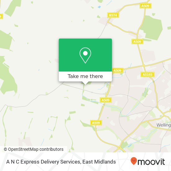 A N C Express Delivery Services map