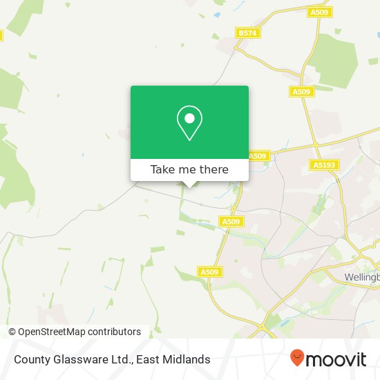 County Glassware Ltd. map
