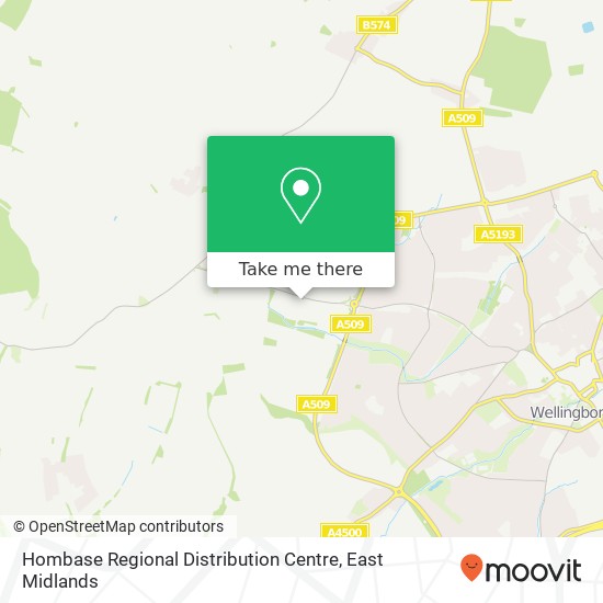 Hombase Regional Distribution Centre map