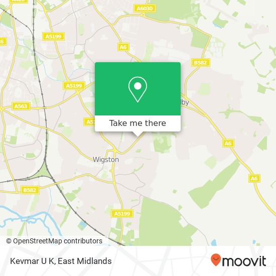 Kevmar U K map