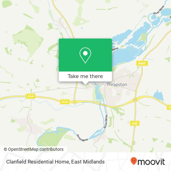 Clanfield Residential Home map