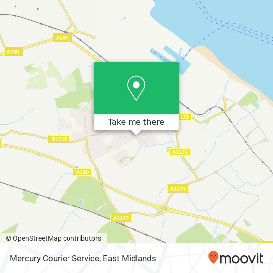 Mercury Courier Service map