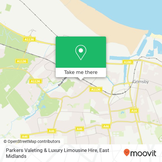 Parkers Valeting & Luxury Limousine Hire map