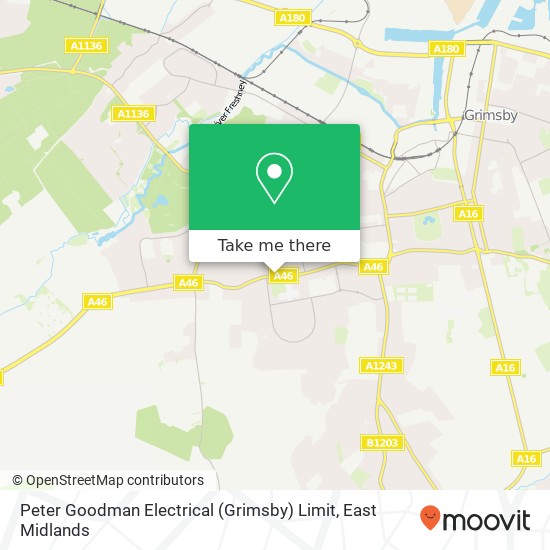 Peter Goodman Electrical (Grimsby) Limit map