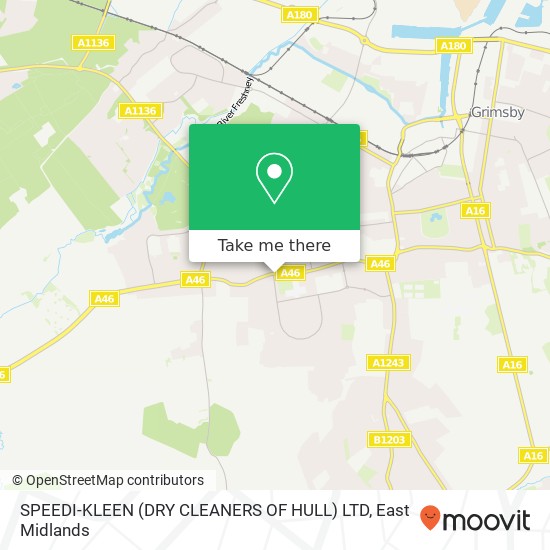SPEEDI-KLEEN (DRY CLEANERS OF HULL) LTD map