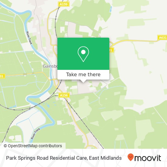 Park Springs Road Residential Care map