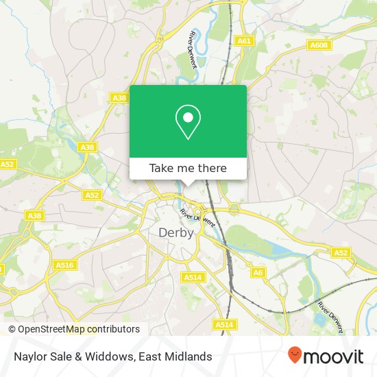 Naylor Sale & Widdows map