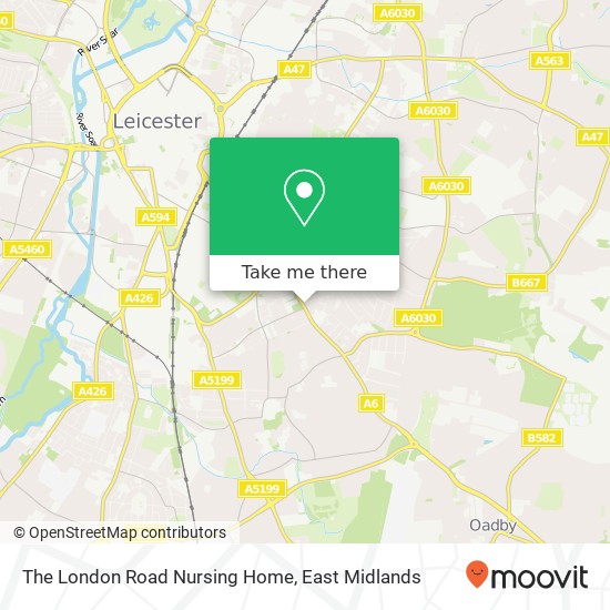 The London Road Nursing Home map