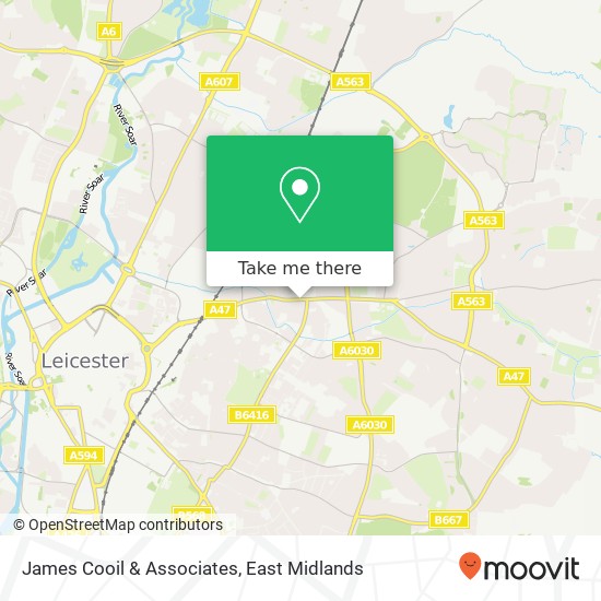 James Cooil & Associates map