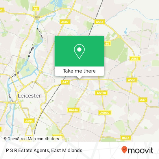 P S R Estate Agents map