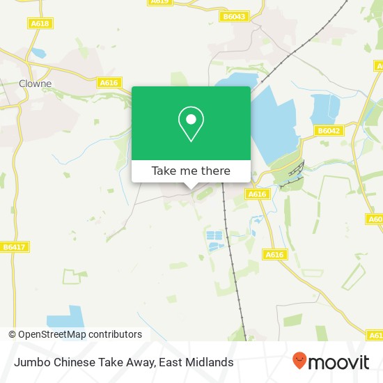 Jumbo Chinese Take Away map