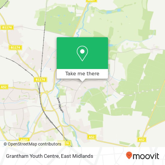 Grantham Youth Centre map