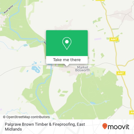 Palgrave Brown Timber & Fireproofing map