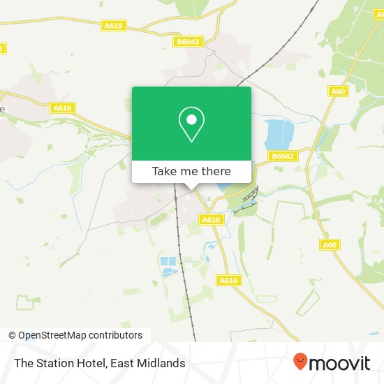 The Station Hotel map