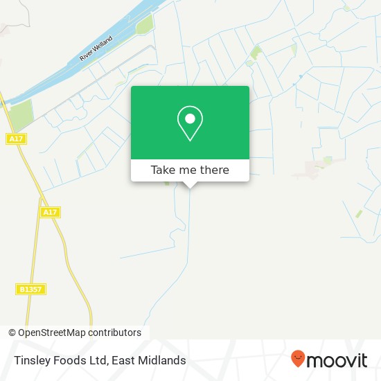 Tinsley Foods Ltd map