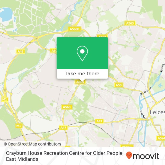 Crayburn House Recreation Centre for Older People map