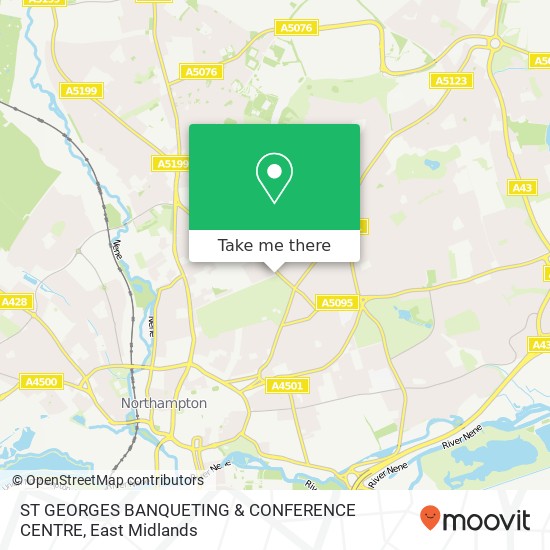 ST GEORGES BANQUETING & CONFERENCE CENTRE map