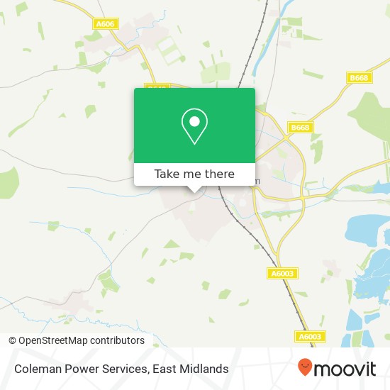 Coleman Power Services map