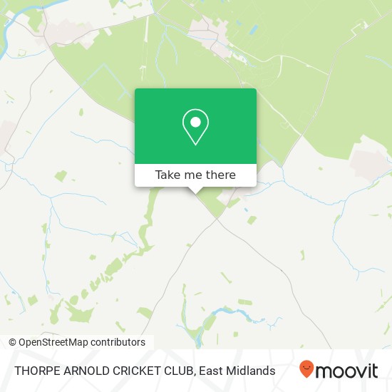 THORPE ARNOLD CRICKET CLUB map