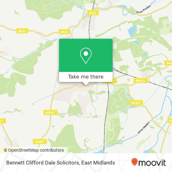 Bennett Clifford Dale Solicitors map