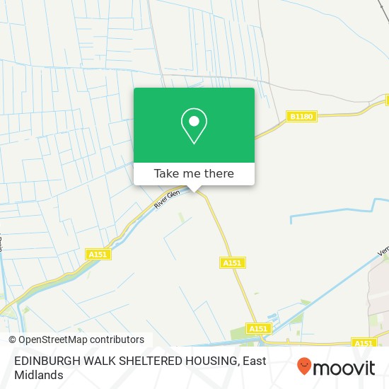 EDINBURGH WALK SHELTERED HOUSING map