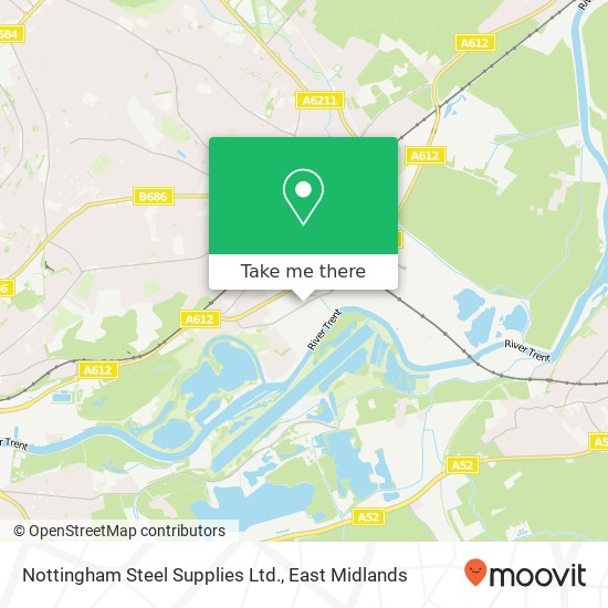 Nottingham Steel Supplies Ltd. map