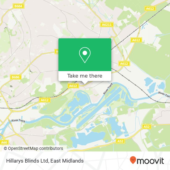 Hillarys Blinds Ltd map