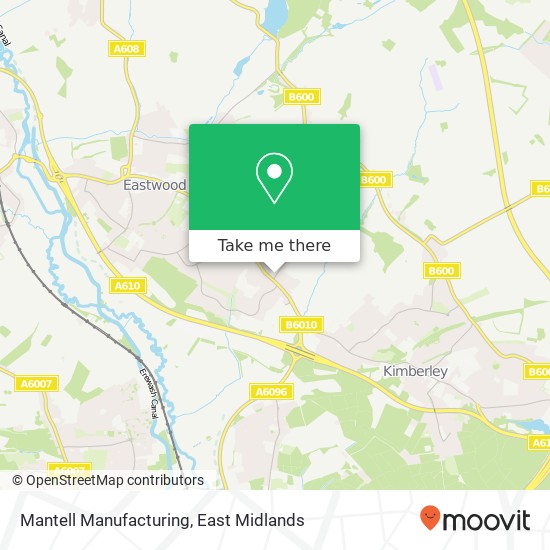 Mantell Manufacturing map