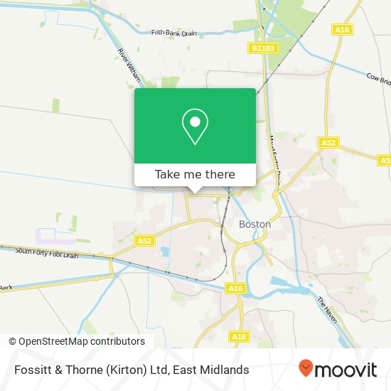 Fossitt & Thorne (Kirton) Ltd map