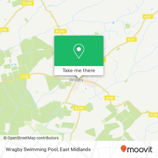 Wragby Swimming Pool map