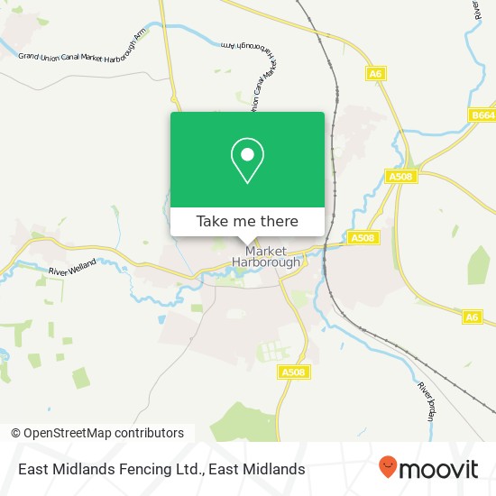 East Midlands Fencing Ltd. map