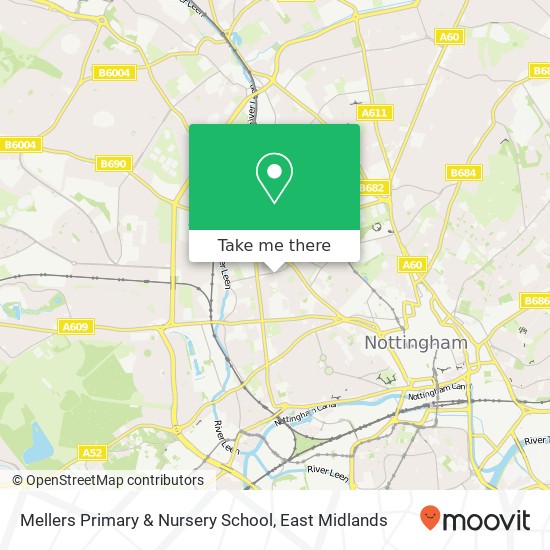 Mellers Primary & Nursery School map