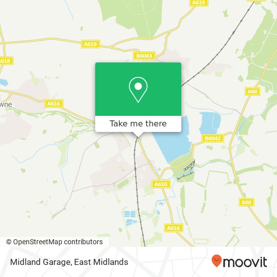 Midland Garage map