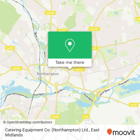 Catering Equipment Co. (Northampton) Ltd. map