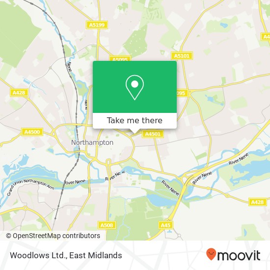 Woodlows Ltd. map