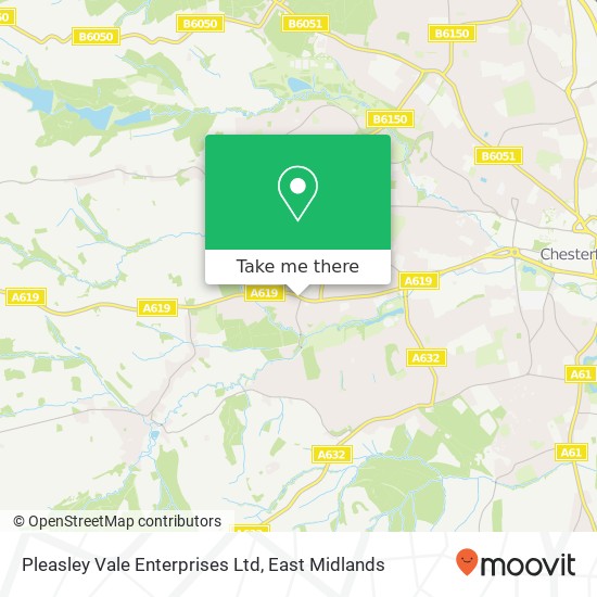 Pleasley Vale Enterprises Ltd map