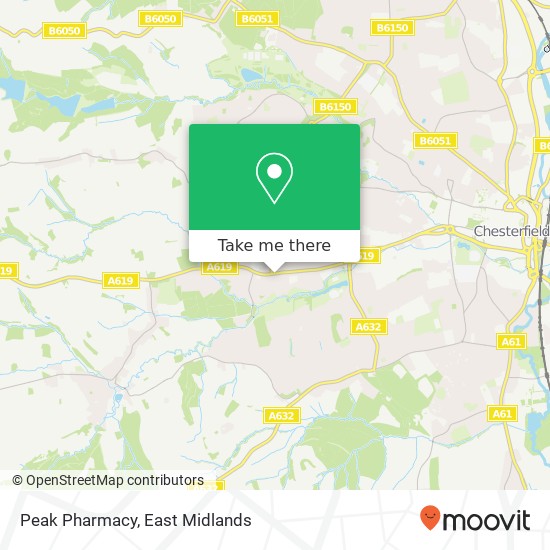 Peak Pharmacy map