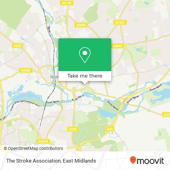 The Stroke Association map