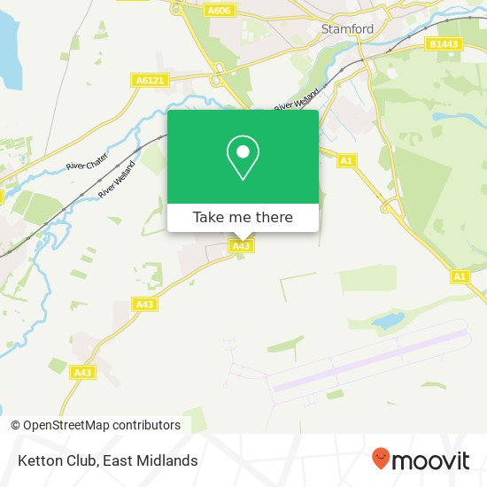 Ketton Club map