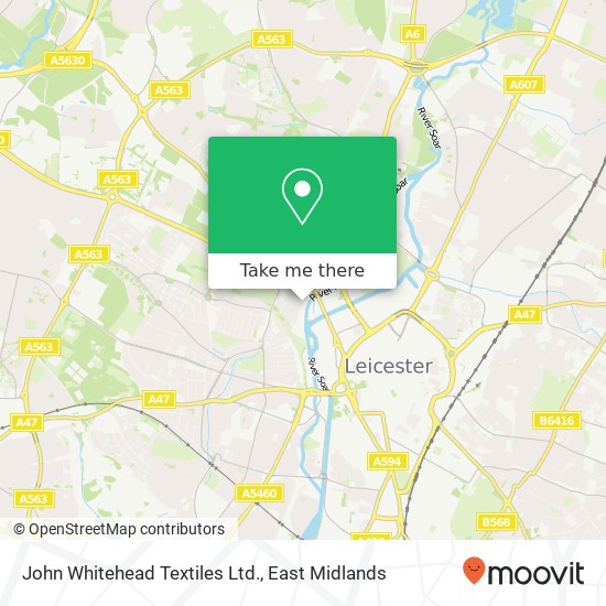 John Whitehead Textiles Ltd. map