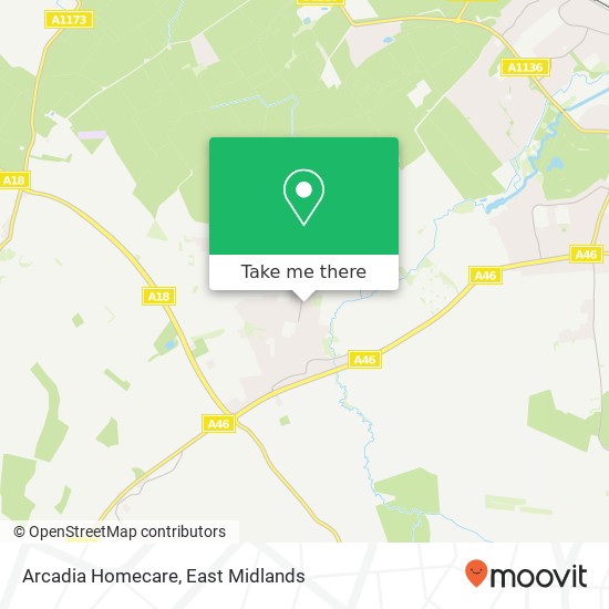 Arcadia Homecare map