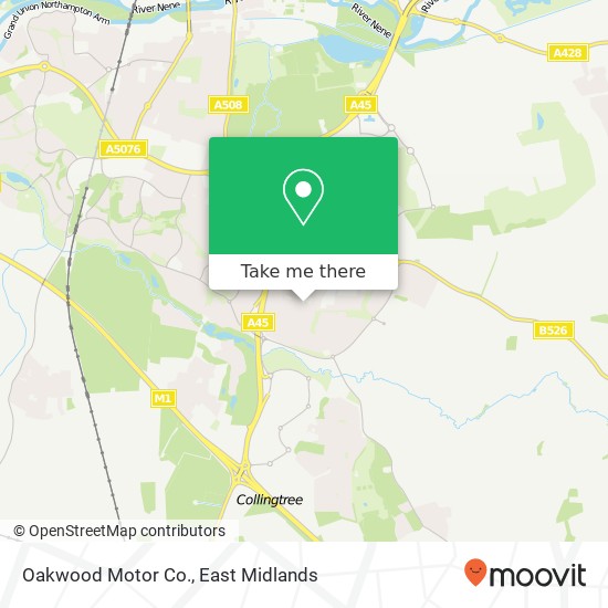 Oakwood Motor Co. map