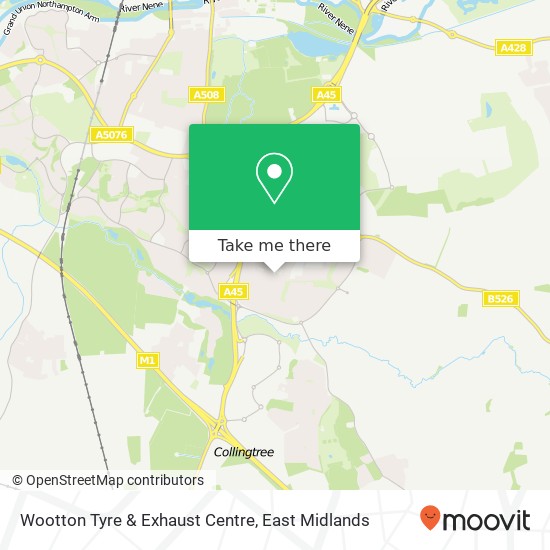 Wootton Tyre & Exhaust Centre map