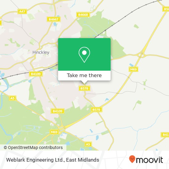 Weblark Engineering Ltd. map