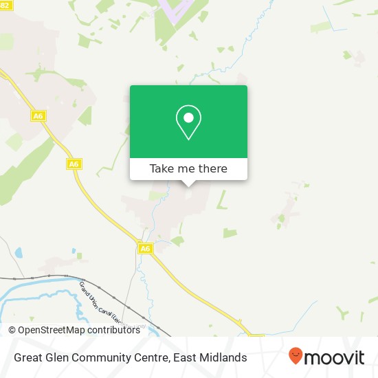 Great Glen Community Centre map
