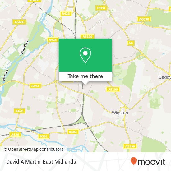 David A Martin map