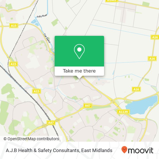 A.J.B Health & Safety Consultants map